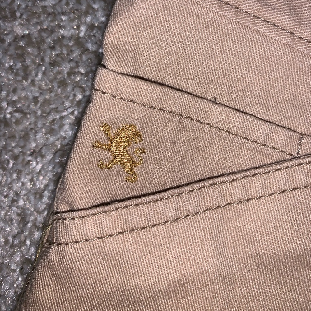 Express Tan High Waist buttoned shorts size 4 - Picture 7 of 12